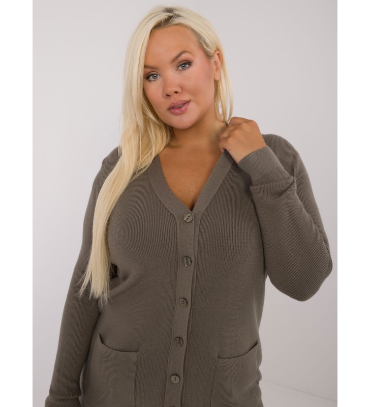 Sweter plus size PM-SW-PM730.31P khaki