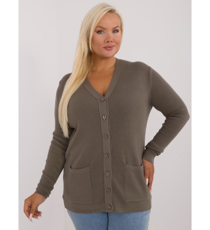 Sweter plus size PM-SW-PM730.31P khaki