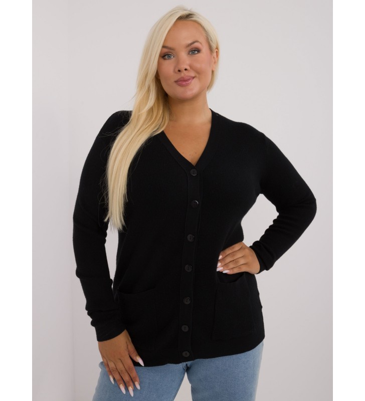 Sweter plus size PM-SW-PM730.31P czarny