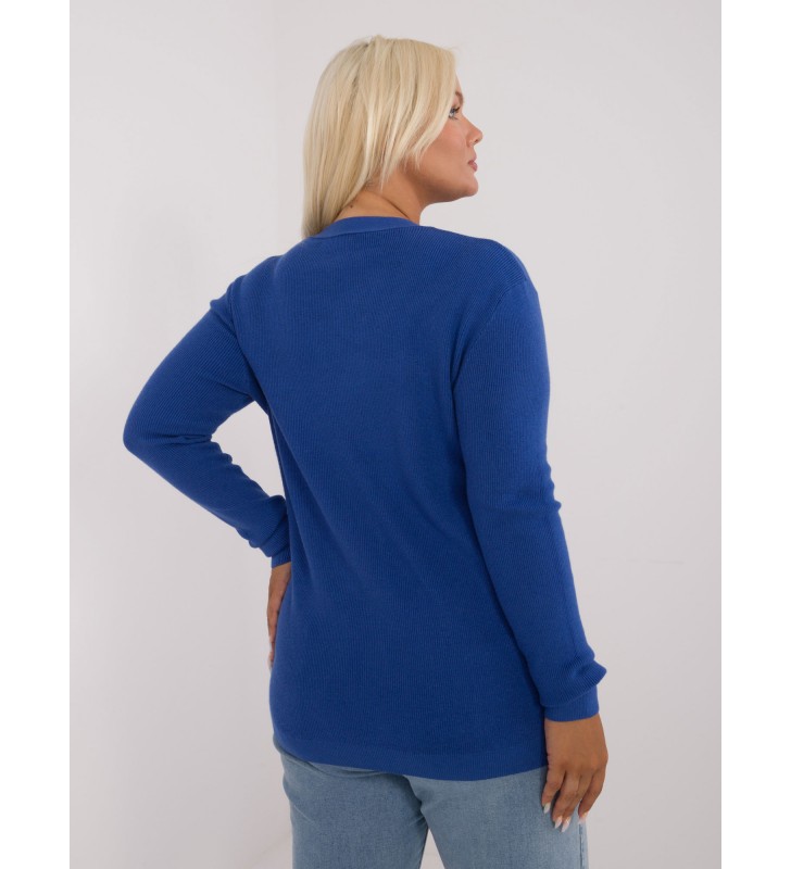 Sweter plus size PM-SW-PM730.31P ciemny niebieski