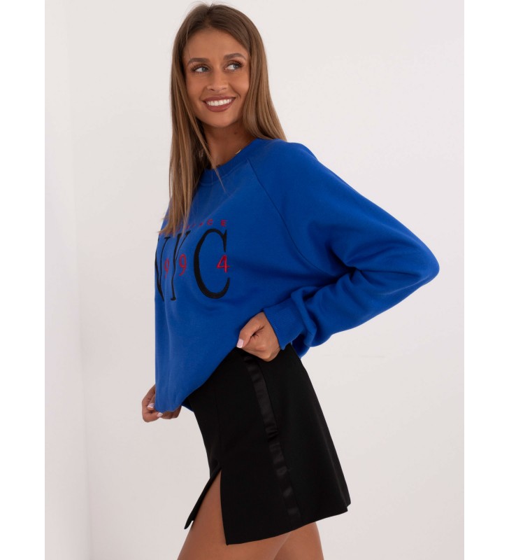 Bluza bez kaptura EM-BL-857.88 kobaltowy