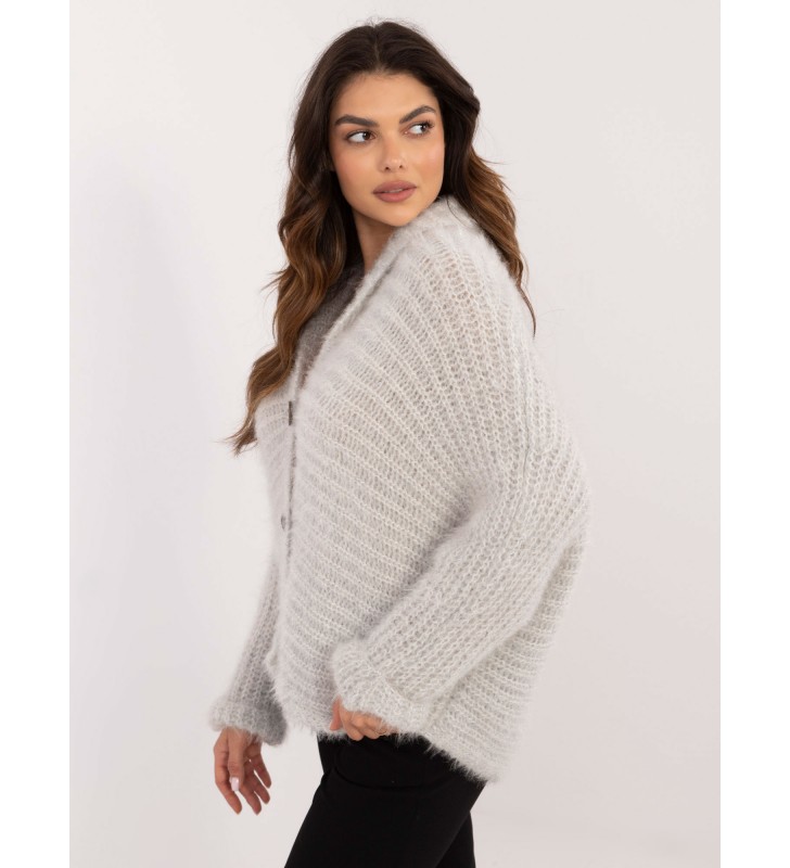 Sweter oversize TW-SW-BI-25002.88P jasny szary