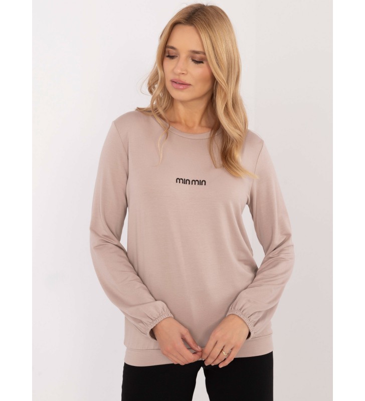 Bluzka longsleeves RV-BZ-A-162.96 beżowy