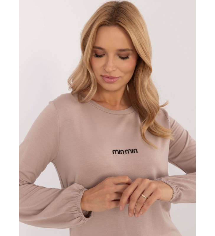 Bluzka longsleeves RV-BZ-A-162.96 beżowy