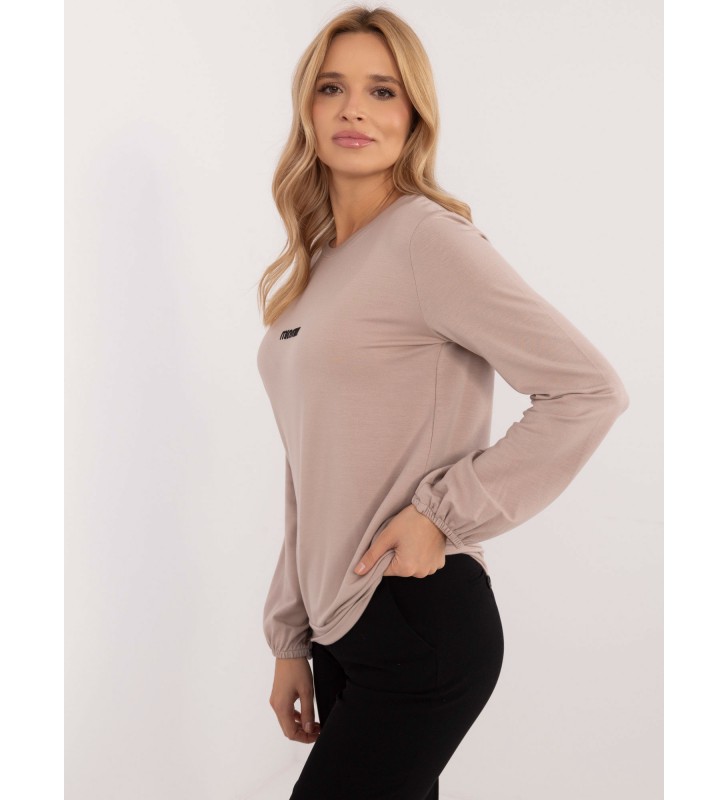 Bluzka longsleeves RV-BZ-A-162.96 beżowy