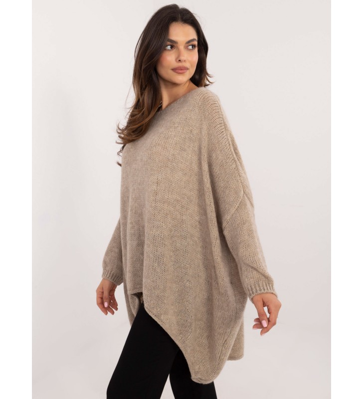 Sweter oversize TW-SW-BI-3206.23 beżowy