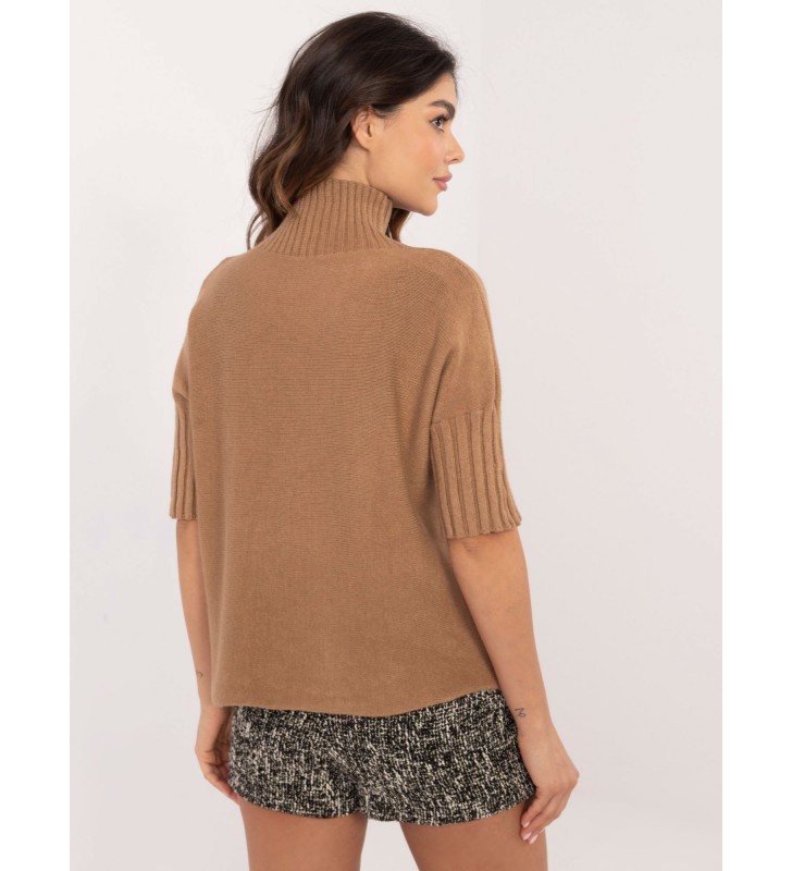 Sweter z golfem IT-SW-0812.16X camelowy