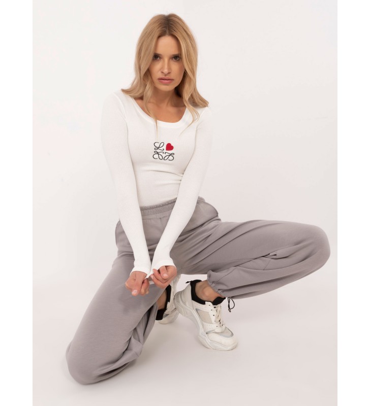 Bluzka longsleeves CLM-BZ-1416.95 ecru