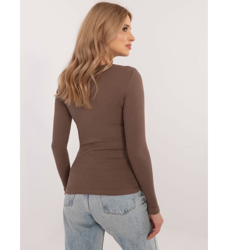 Bluzka longsleeves CLM-BZ-1416.95 brązowy