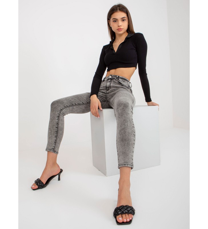 Spodnie jeans jeansowe NM-SP-H206.85 ciemny szary